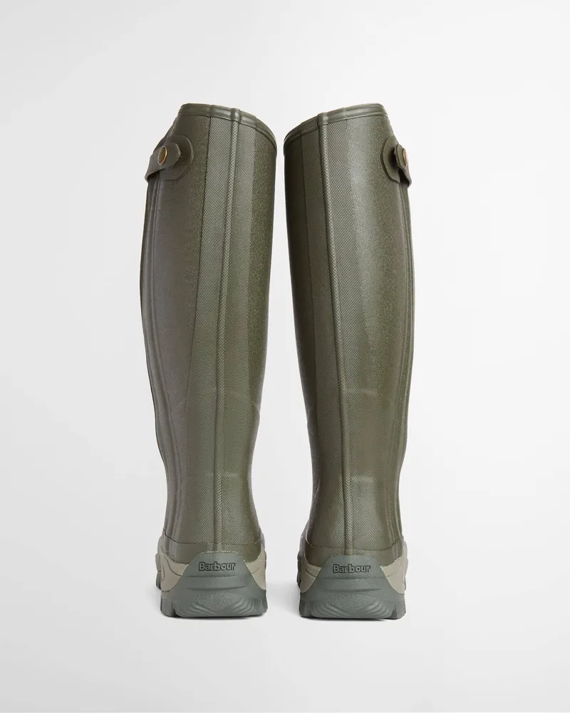  Barbour Teesdale Wellingtons Olive-3
