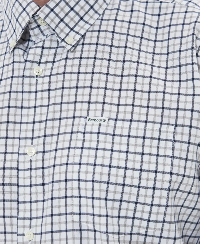 Barbour Mens Preston Regular Shirt Olive-3