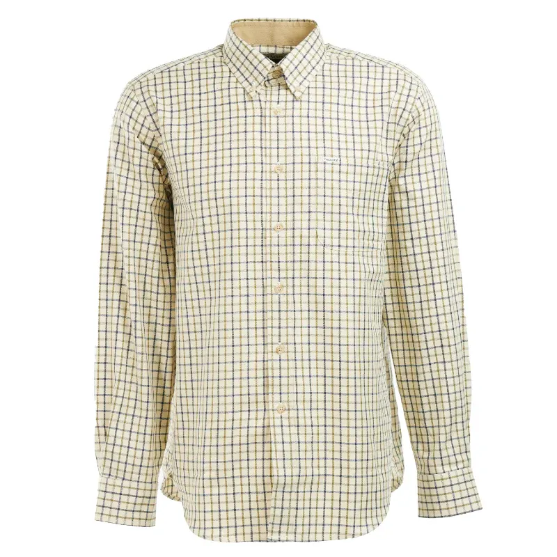 Barbour Men's Tattersall Sporting Shirt Navy/Olive