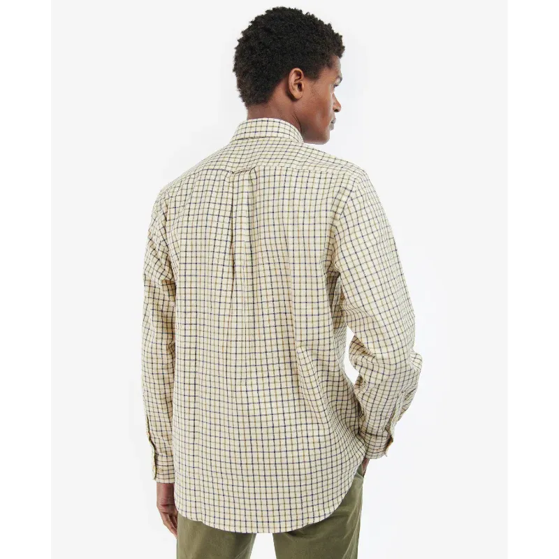 Barbour Men's Tattersall Sporting Shirt Navy/Olive-3