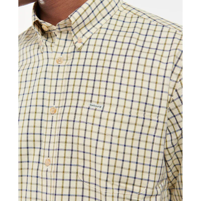 Barbour Men's Tattersall Sporting Shirt Navy/Olive-5