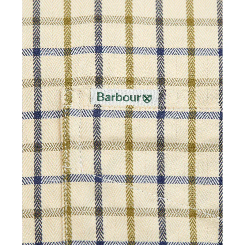 Barbour Men's Tattersall Sporting Shirt Navy/Olive-6