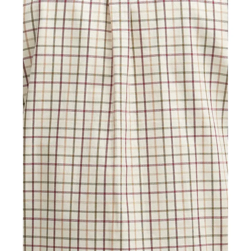 Barbour Men's Tattersall Sporting Shirt Red/Khaki-6