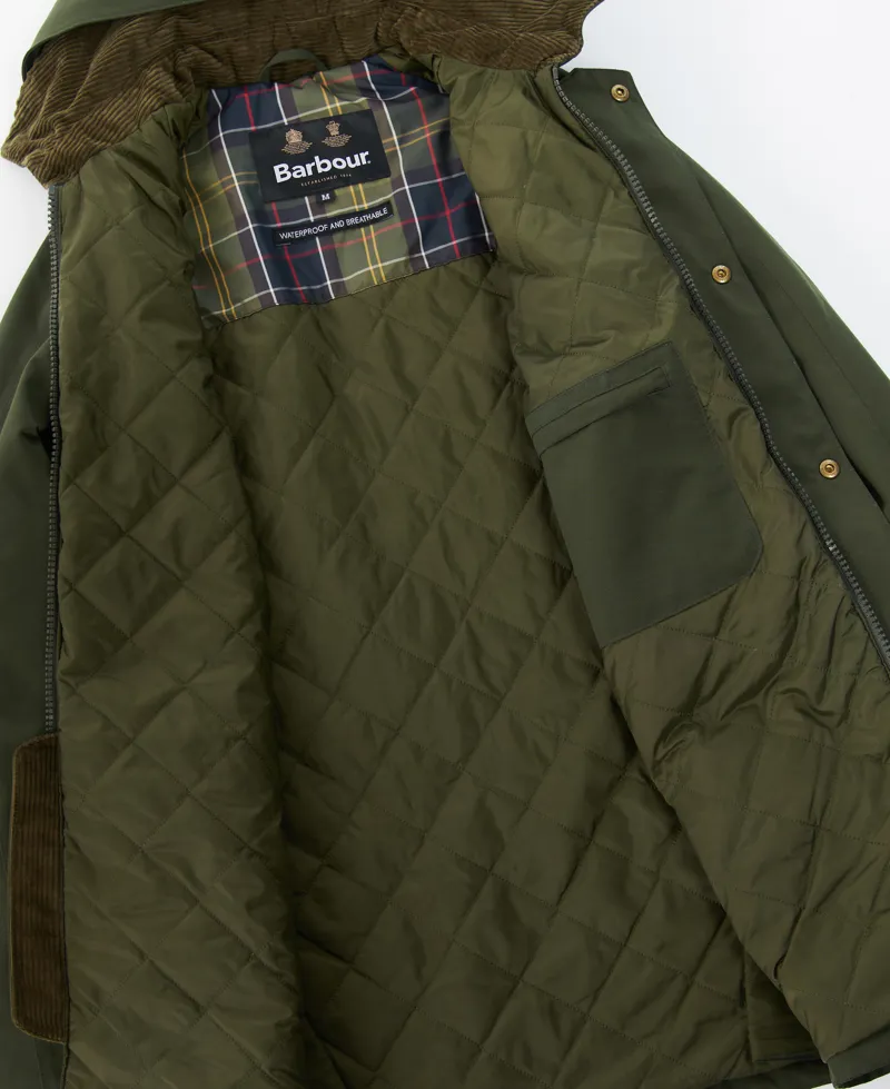 Barbour Mens Winter Ashby Waterproof Jacket-5