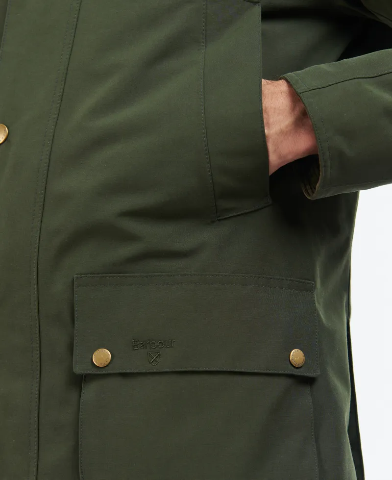 Barbour Mens Winter Ashby Waterproof Jacket-6