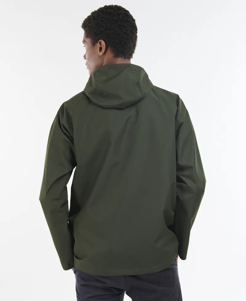 Barbour Mens Hooded Domus Waterproof Jacket Sage-Classic-2