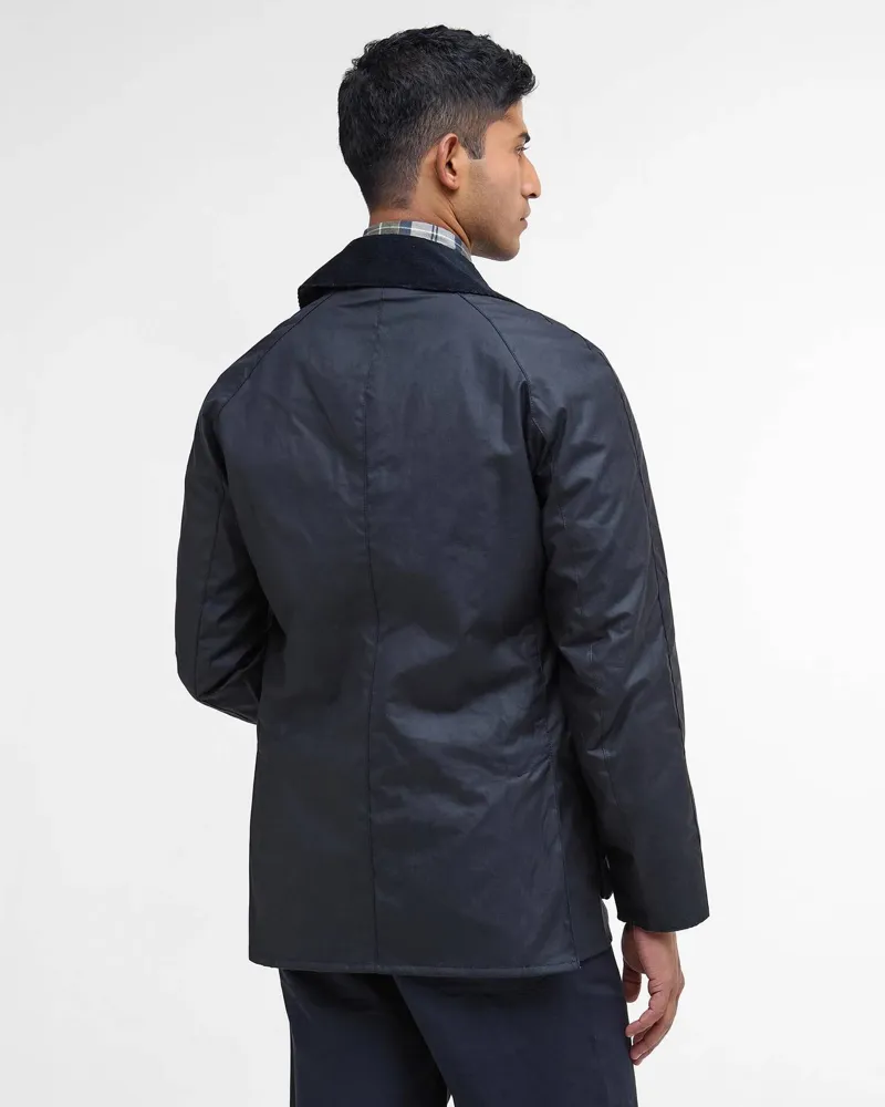 Barbour Men's Ashby Waxed Jacket Navy-3