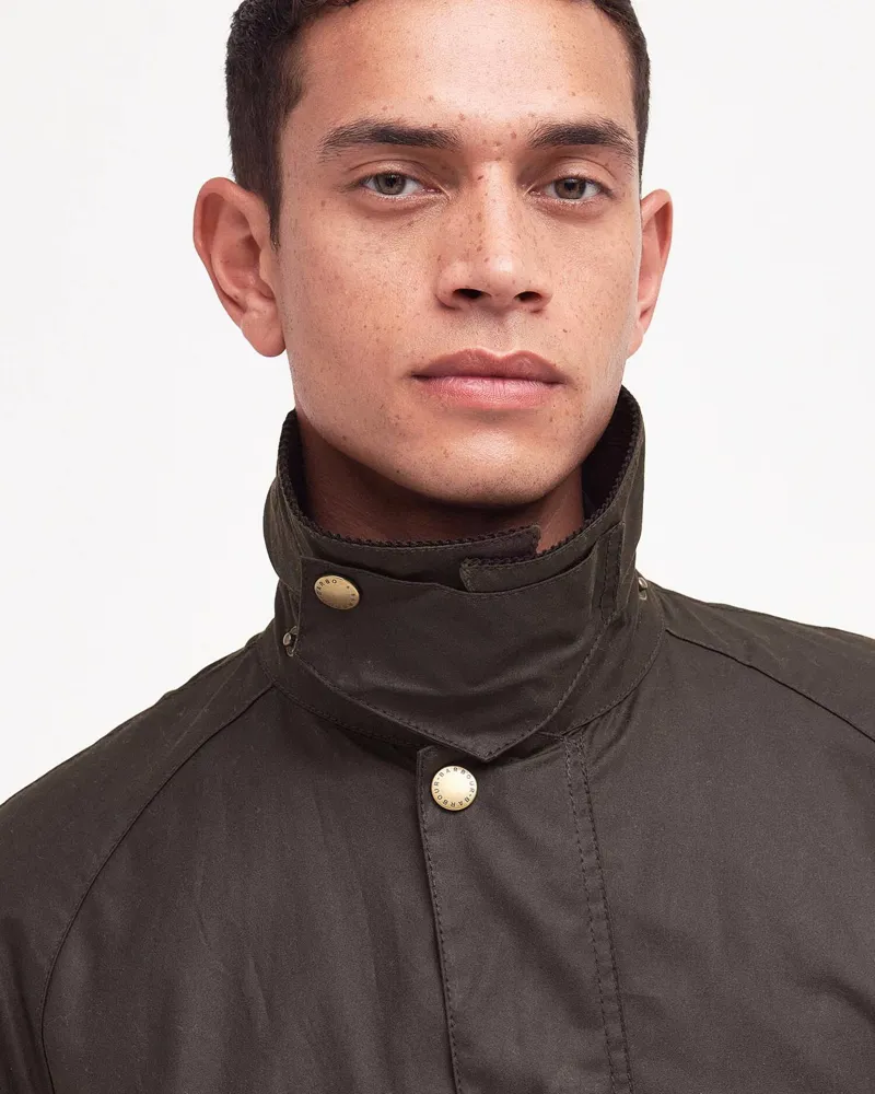 Barbour Men's Ashby Waxed Jacket Olive-2