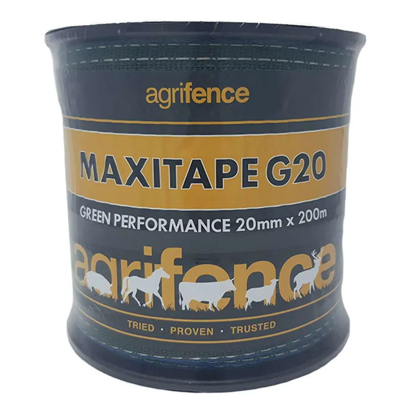 Agrifence Maxitape G20 200mx20mm Green