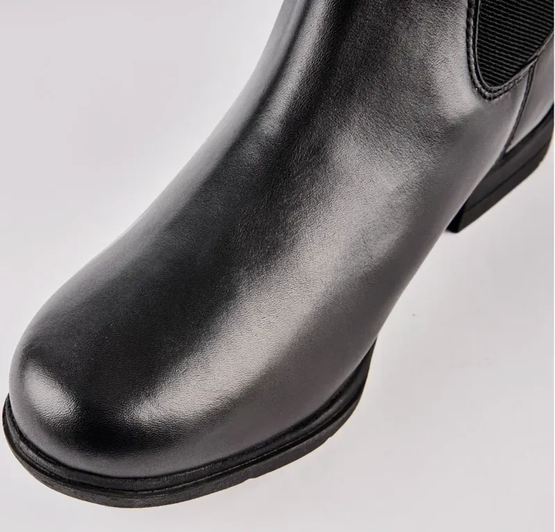 Moretta Lucilla Paddock Boots in Black-4