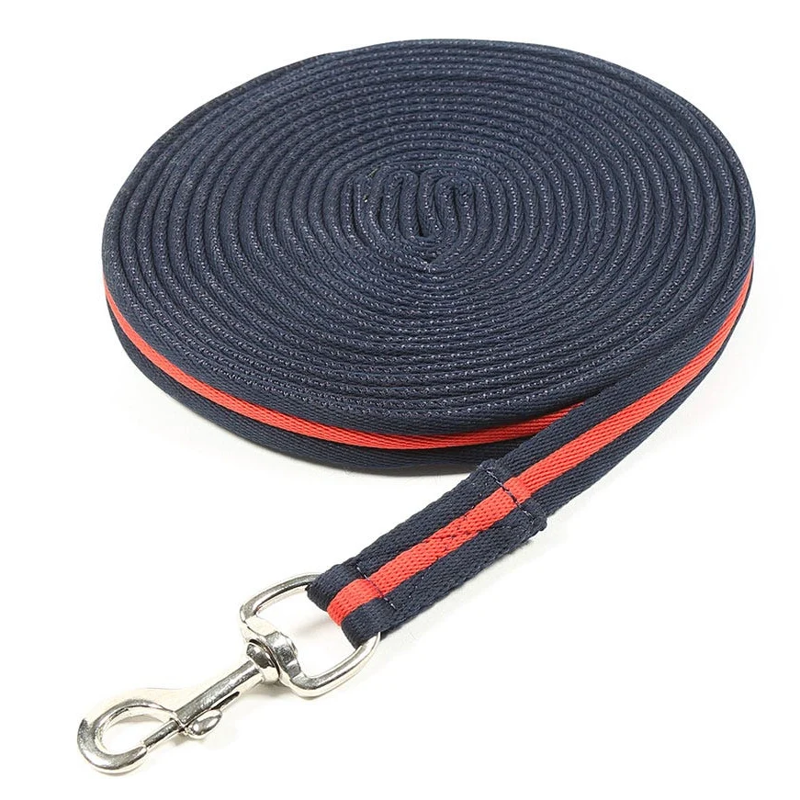ARMA Cushion Web Lunge Line NAVY/RED 8m/26'