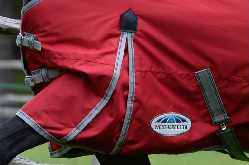 Weatherbeeta Comfitec Classic Standard Neck Lite Plus Red/Silver/Navy-3