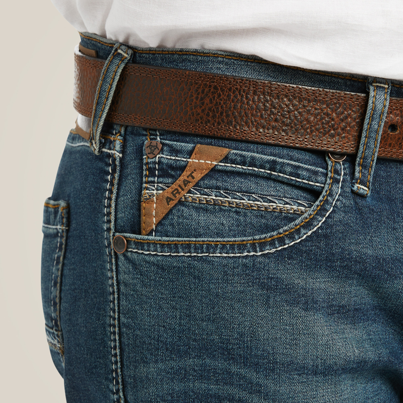 Ariat Mens M8 Modern Tekstretch Sebastian Slim Leg Jean Grafton-2