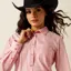 Ariat Women's Kirby Stretch Western Shirt in Camellia Rose Stripe