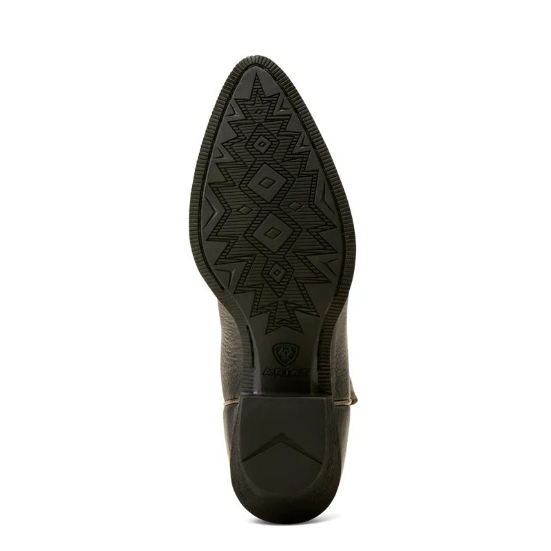 Ariat Heritage J Toe StretchFit Western Boot in Black Deertan-4