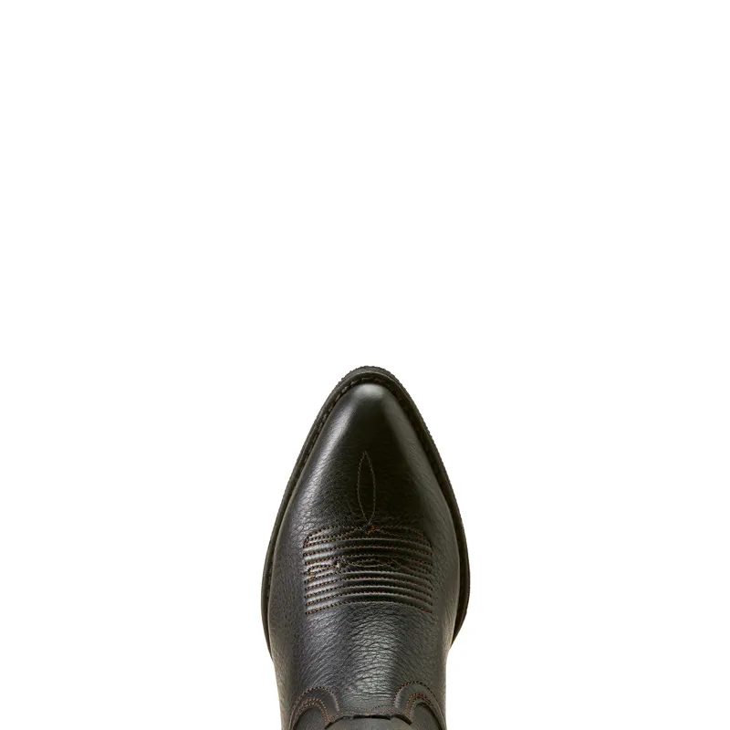 Ariat Heritage J Toe StretchFit Western Boot in Black Deertan-5