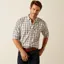 Ariat Mens Napa Shirt Chambray Blue Plaid