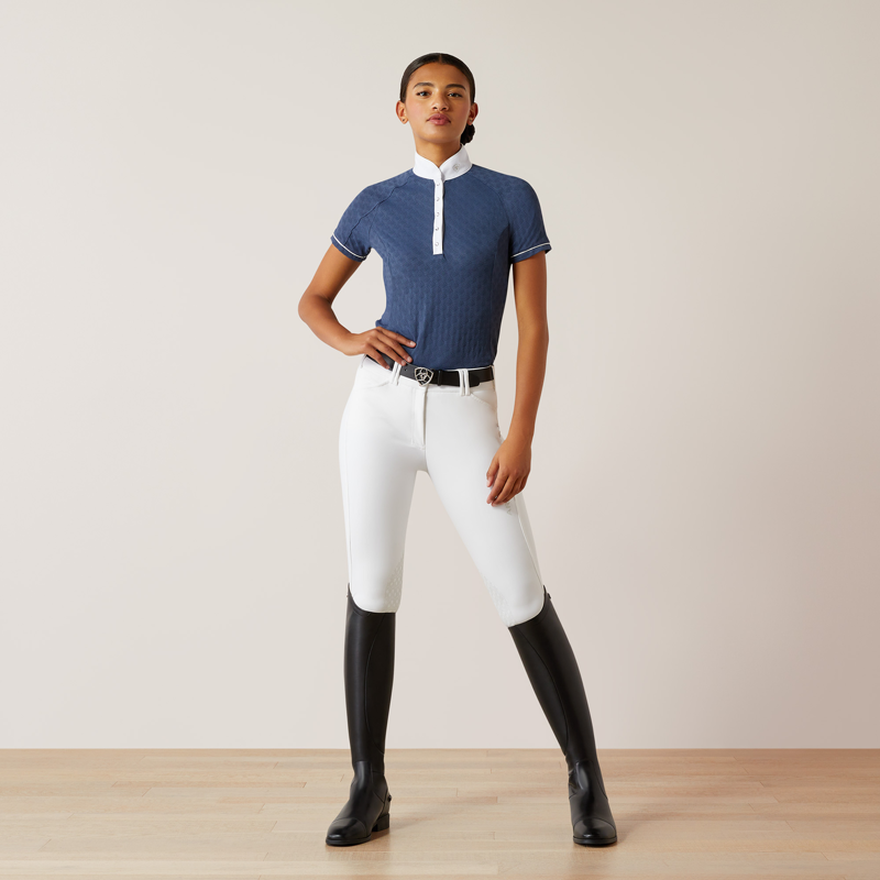 Ariat Womens Showstopper X Show Shirt Dark Denim-3