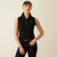 Ariat Womens Prix 3.0 Sleeveless Polo Shirt Black