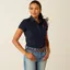 Ariat Womens Prix 3.0 Polo Shirt Navy Eclipse