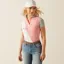 Ariat Womens Taryn Polo Shirt Flamingo Pink/Coral Paradise
