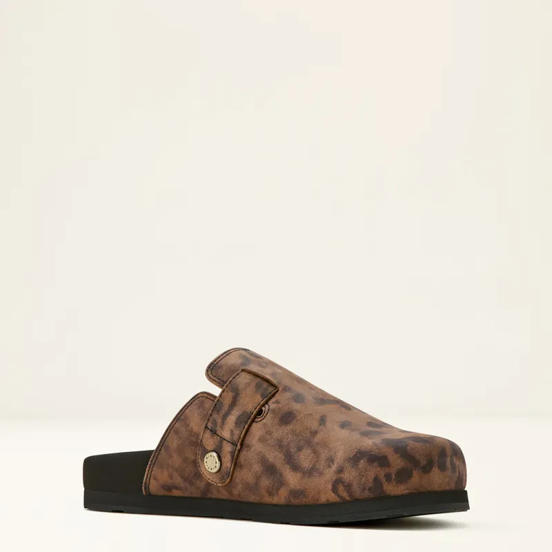Ariat Women's Country Mule in Leopard Suede-1