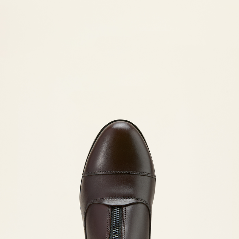 NEW Ariat Womens Heritage Zip Paddock Boot Light Brown-4