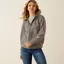 Ariat Womens Breeze Full Zip Hoodie Smoked Pearl