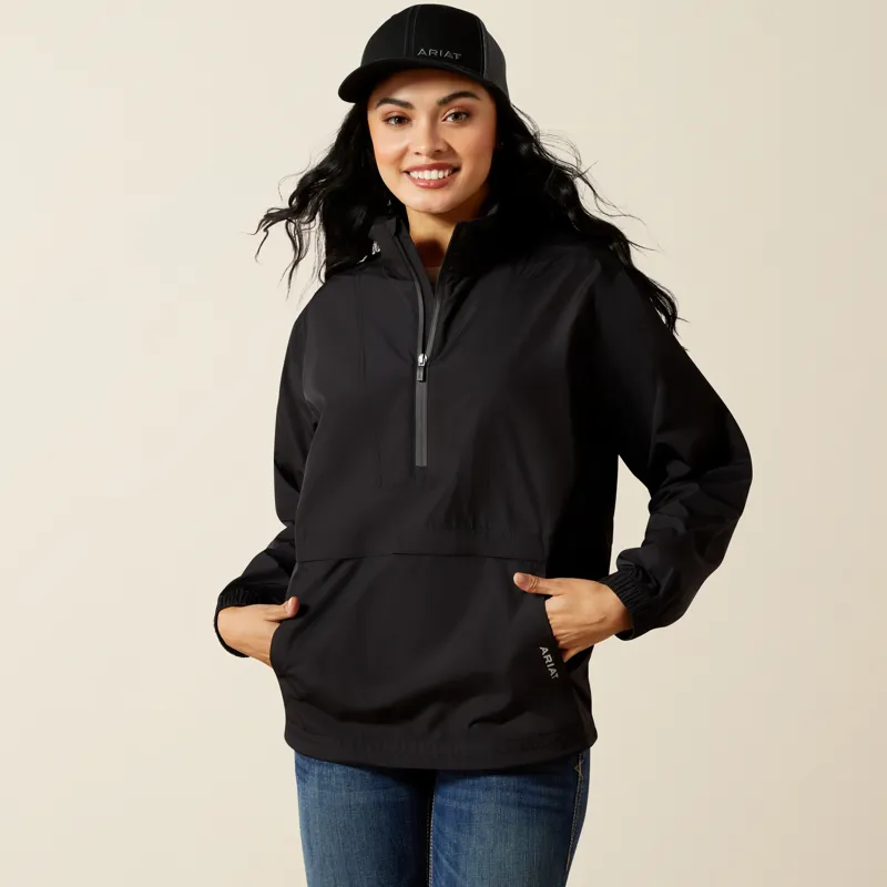 Ariat Womens Whisper Pullover Jacket in Black