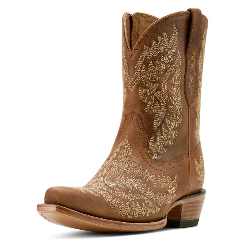 Ariat Womens Cate X Toe Western Boot in Shades of Grain