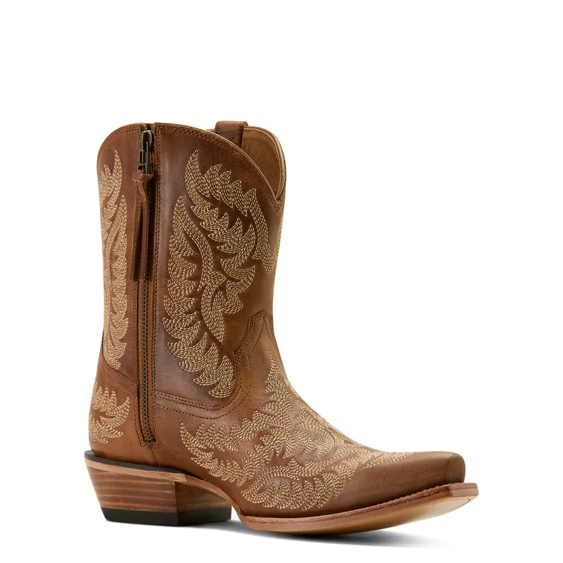 Ariat Womens Cate X Toe Western Boot in Shades of Grain-2