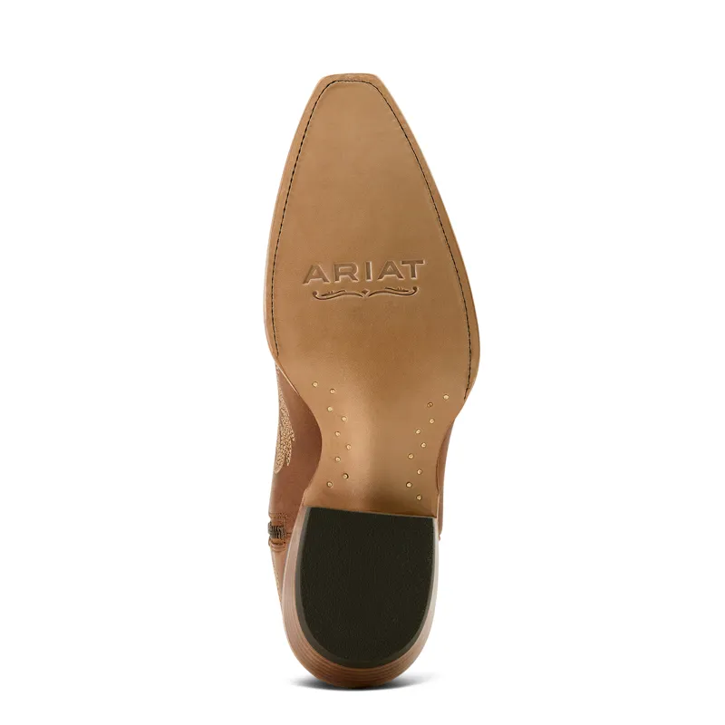Ariat Womens Cate X Toe Western Boot in Shades of Grain-4