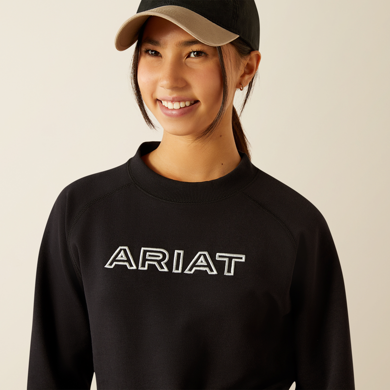 Ariat Youth Benicia Team Sweatshirt Black-2