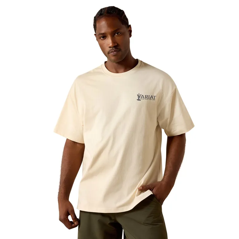 Ariat The Wicked Boxy T-Shirt in Sandshell-2