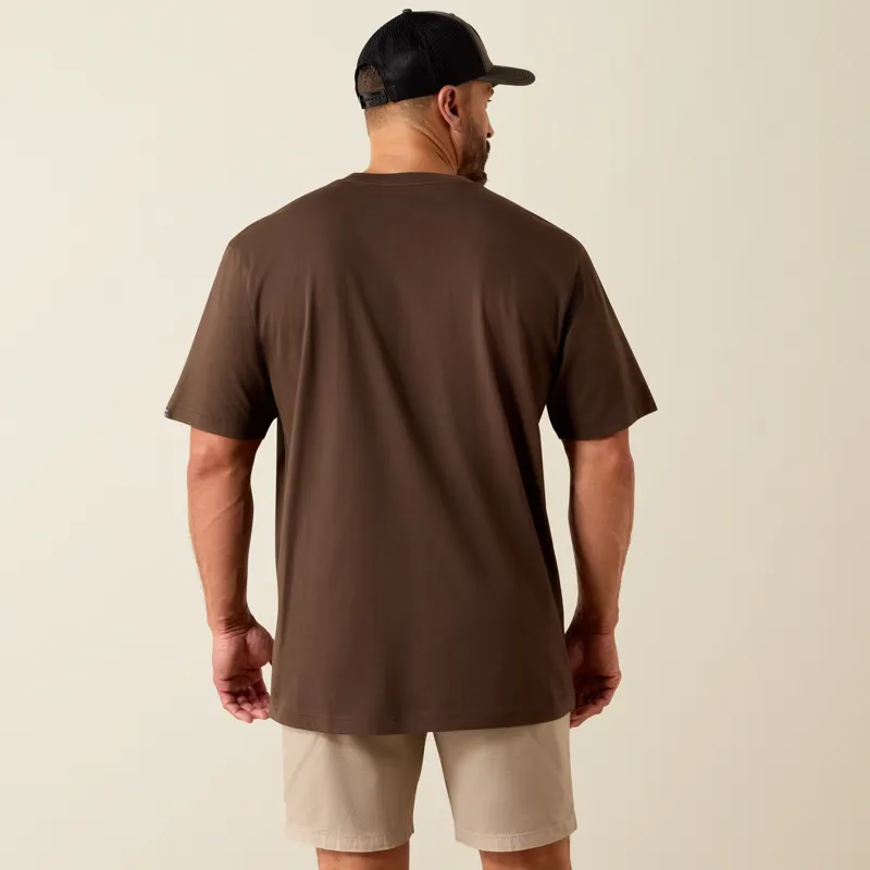Ariat Men's Rebar Cotton Strong Standard T-Shirt Wren-1