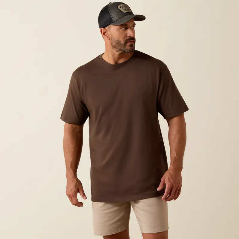 Ariat Men's Rebar Cotton Strong Standard T-Shirt Wren-3
