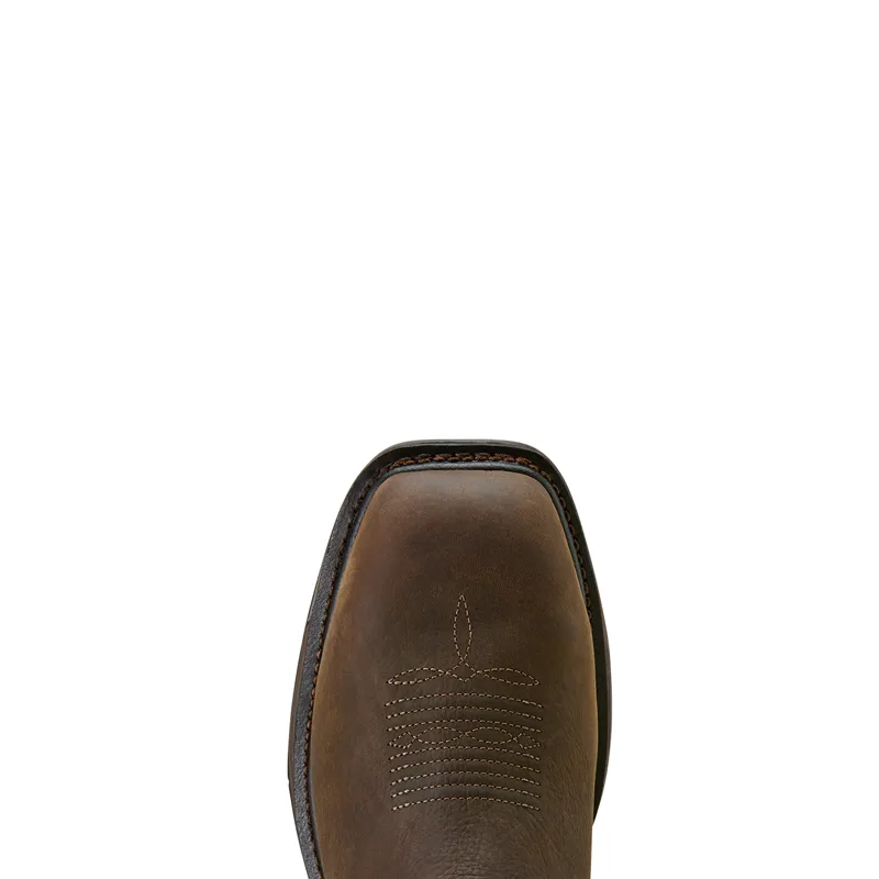 Ariat Men's Workhog XT Wide Square Toe Carbon Cap Work Boots in Mocha/Bruin Brown-5