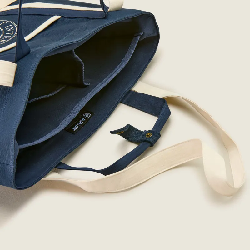 Ariat Collegiate Tote Bag in Dark Navy-2