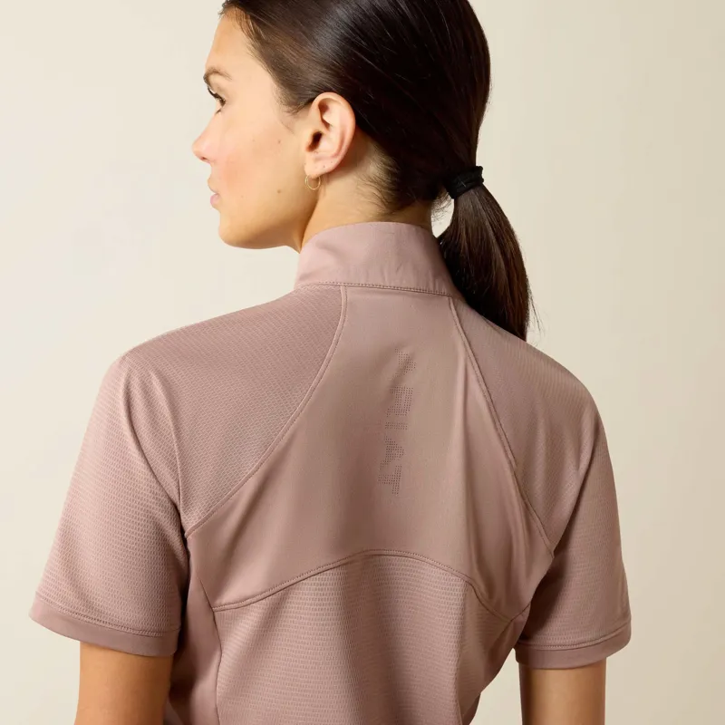 Ariat Women's Soquel 1/4 Zip Baselayer in Antler-2