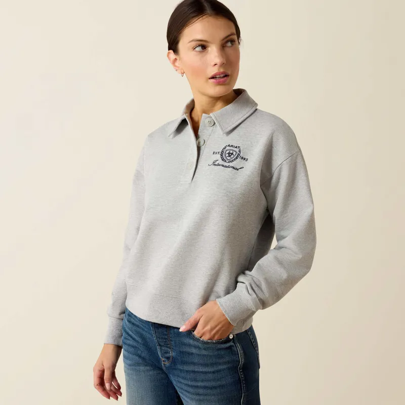 Ariat Womens Lovett Sweatshirt in Heather Grey
