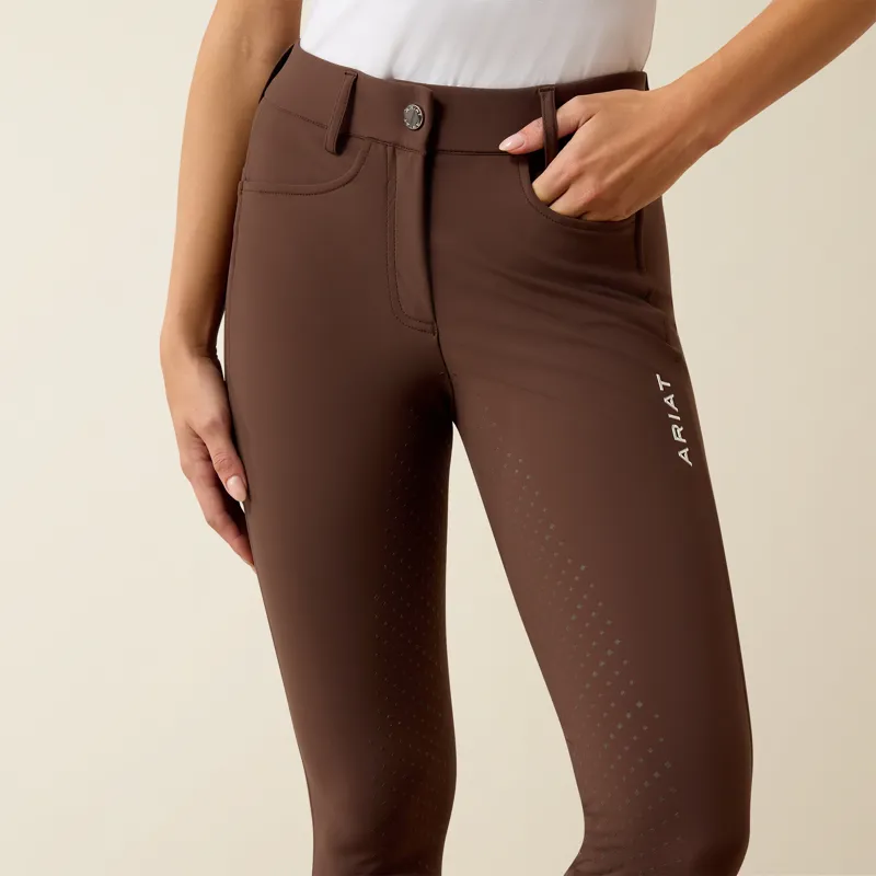 Ariat Womens Tri Factor NT Full Seat Breech in Pommel Brown-2