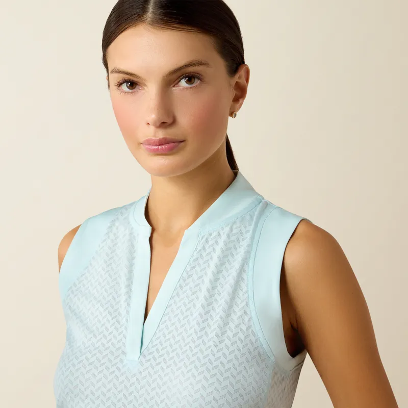 Ariat Mesa Sleeveless Baselayer in Starlight Blue-2