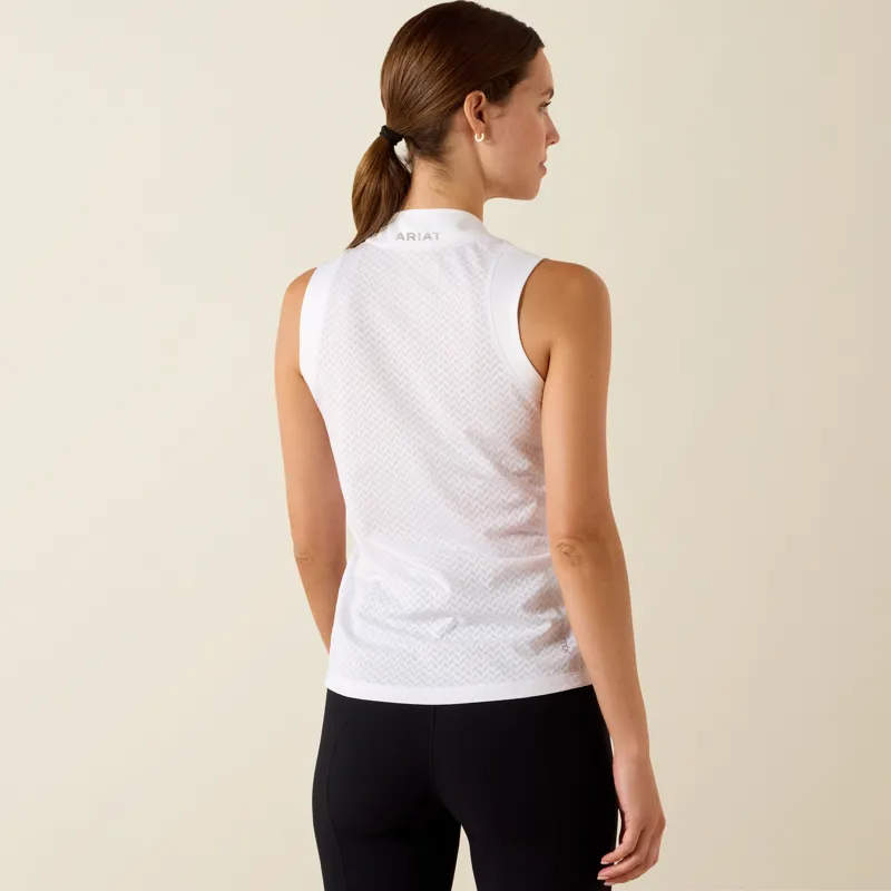 Ariat Mesa Sleeveless Baselayer White-1