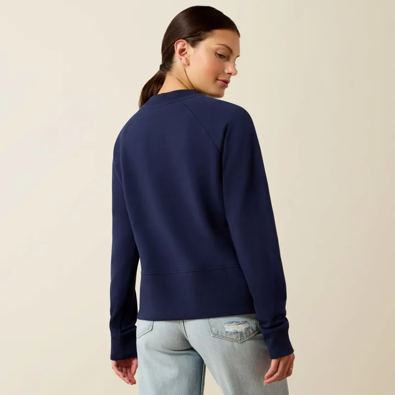 Ariat Martine Sweatshirt in NavyT-1