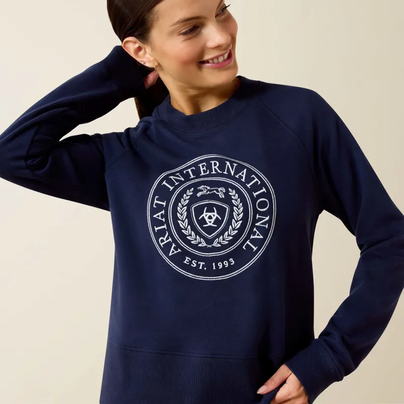 Ariat Martine Sweatshirt in NavyT-2