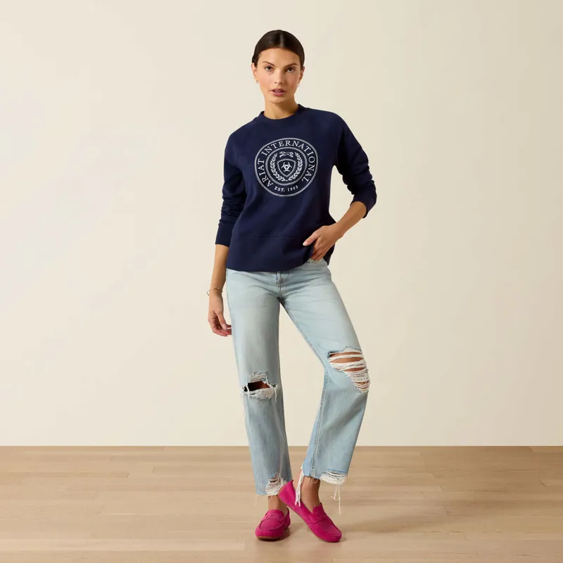 Ariat Martine Sweatshirt in NavyT-3
