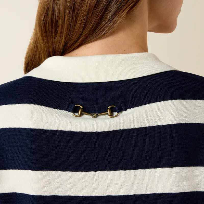 Ariat Langsett Sweater in Navy Stripe-4