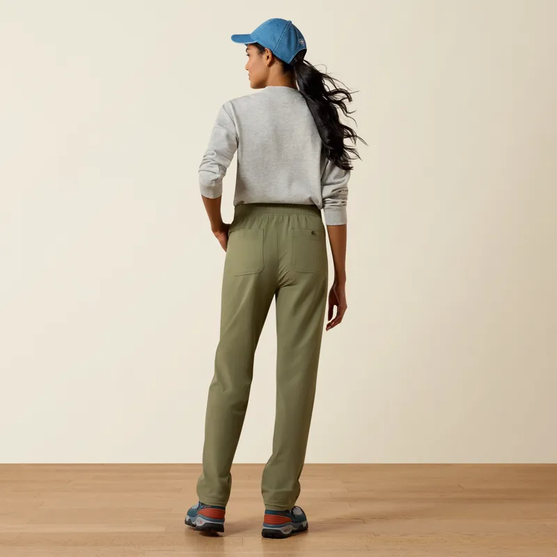 Ariat Womens Traverse Hiking Trousers in Deep Lichen Green-1