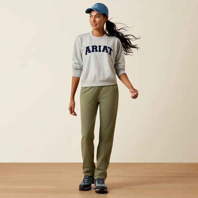 Ariat Womens Traverse Hiking Trousers in Deep Lichen Green