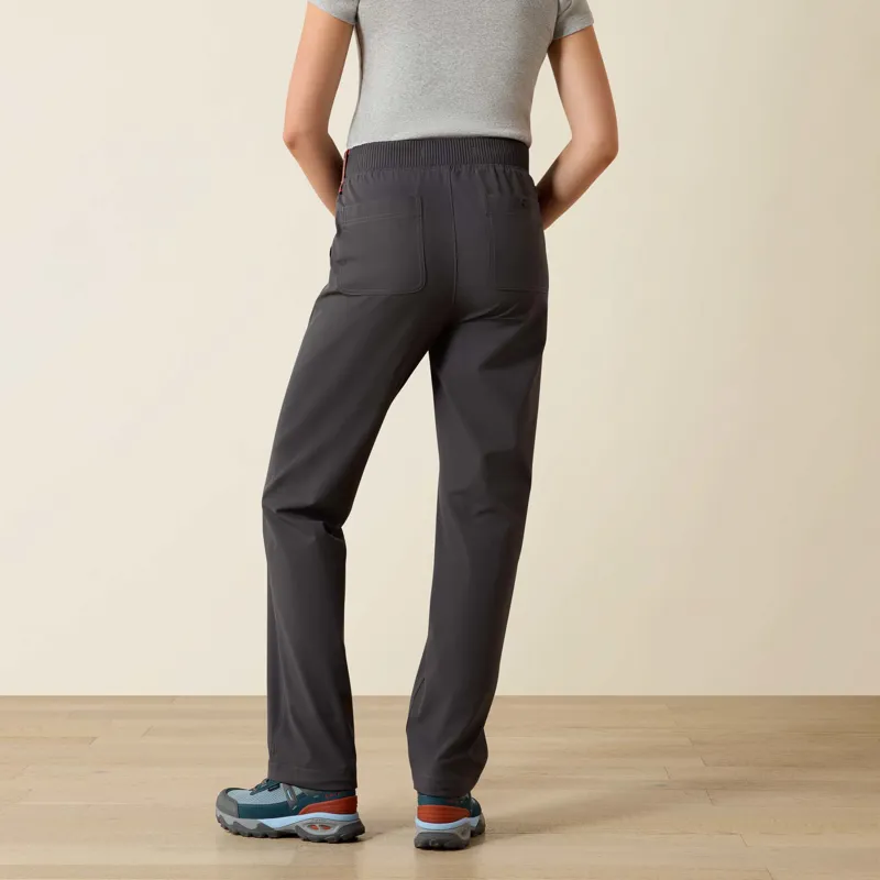  Ariat Womens Traverse Hiking Trousers in Charcoal-2